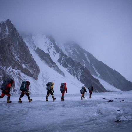 Nirmal Purja and his team of nine Nepalese Mountaineers climbing the Mount K2 during winter season